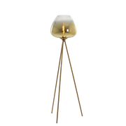 Vloerlamp Light & Living - Mayson - Goud glas