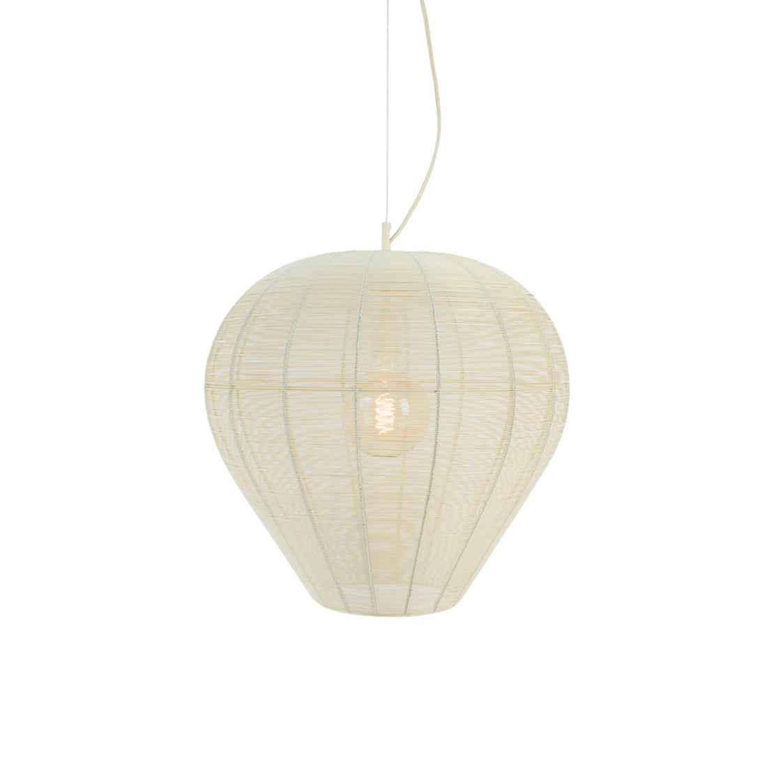 Hanglamp Horan mat creme - Light & Living