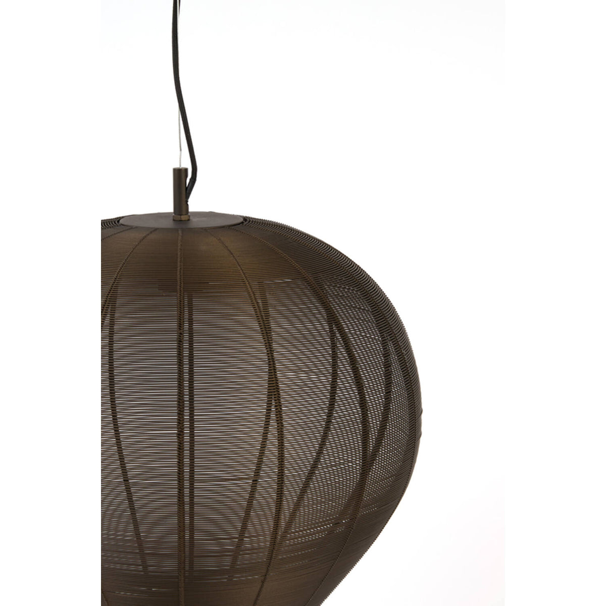 Hanglamp Horan mat bruin-brons - Light & Living