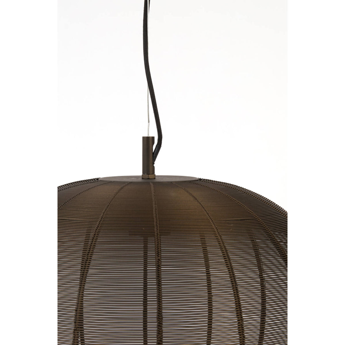 Hanglamp Horan mat bruin-brons - Light & Living