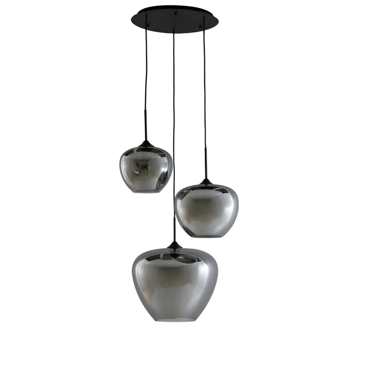 Hanglamp Mayson 3 L Smoke - Light & Living