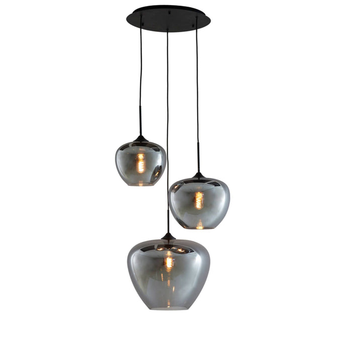 Hanglamp Mayson 3 L Smoke - Light & Living