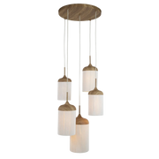 Hanglamp Dania 5L Naturel - Light & Living