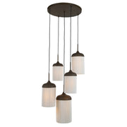 Hanglamp Dania 5L Bruin - Light & Living