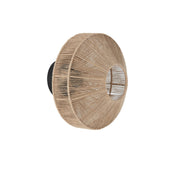 Wandlamp LYRA naturel+mat zwart van Light & living