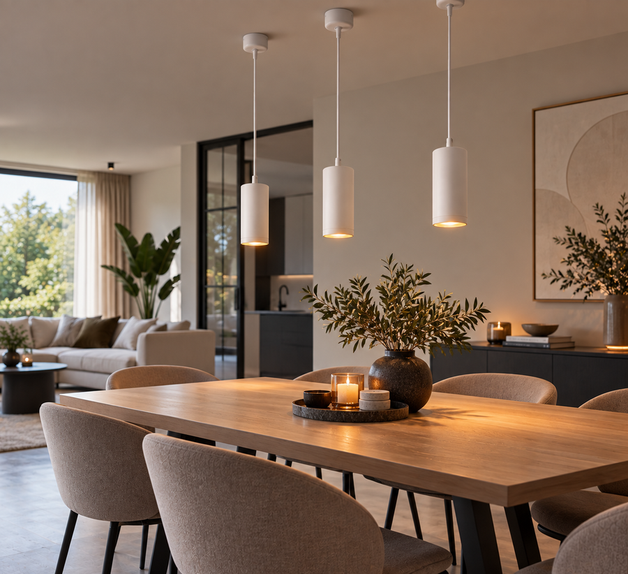 BELENOS hanglamp - Wit - Zwart van Rendl Light Studio
