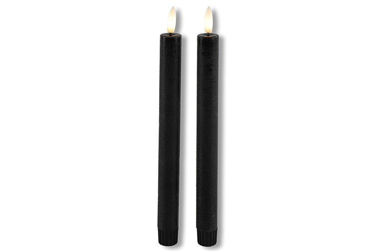 Countryfield - LED Kaars Diner Ø2,2CM - zwart-2,2x2,2x24CM
