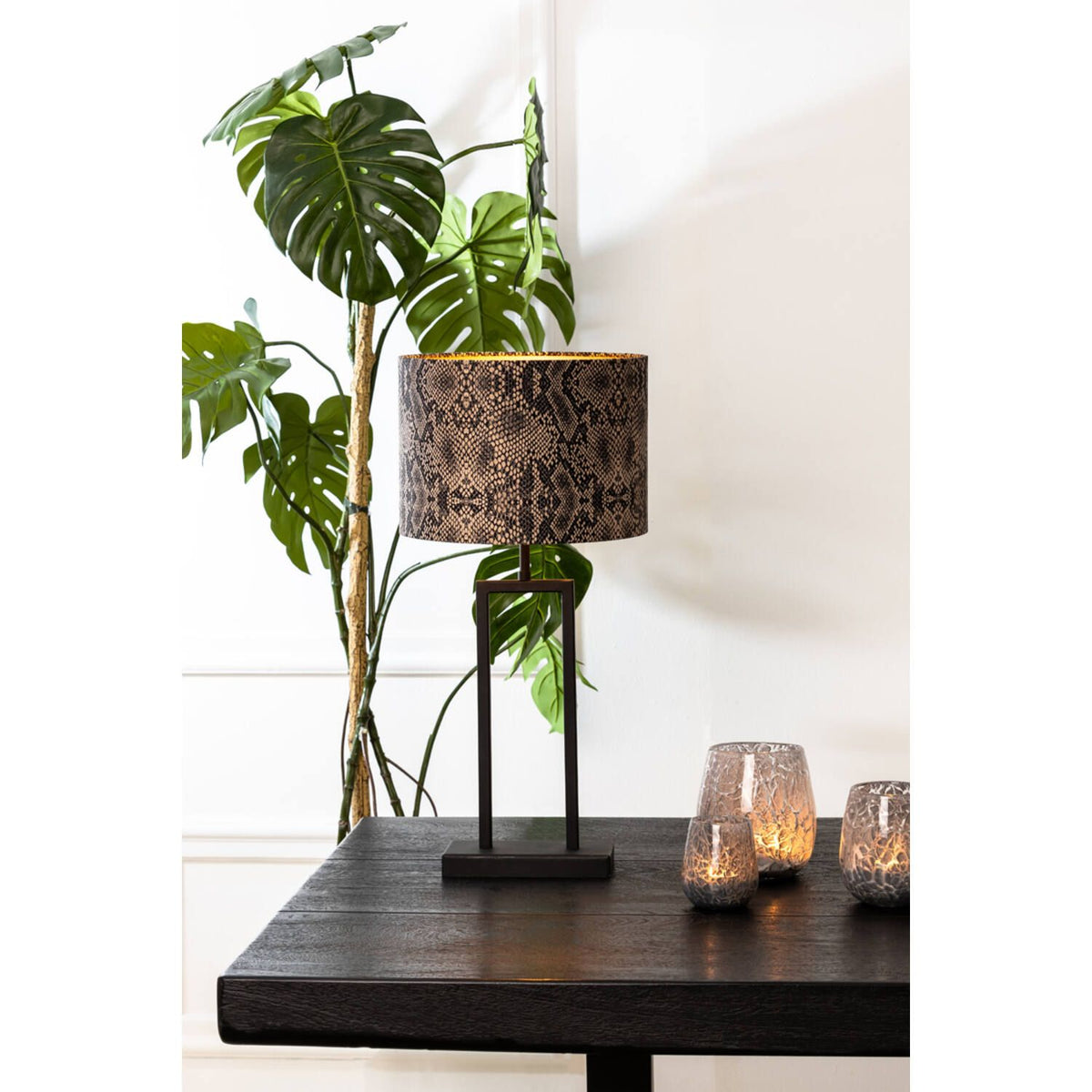 Lampvoet Shiva zwart (excl. kap ) - Light & Living