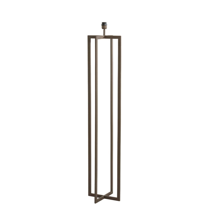 Light & Living - Mace - Vloerlamp Bruin ( Excl Kap)