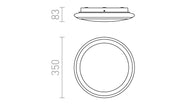 Area plafondlamp – moderne LED plafondlamp