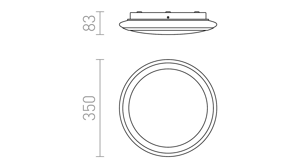Area plafondlamp – moderne LED plafondlamp