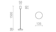 Hanglamp Aretha I zwart – Moderne LED design hanglamp