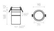 Augusta Plafondlamp – Moderne LED Plafondverlichting