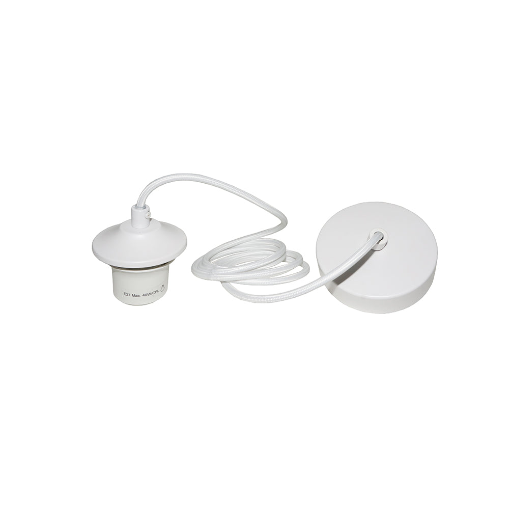 ArtDelight Pendant Cord Uni Wit