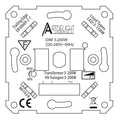 Artdelight Dim - Dimmer - Dimbaar - LED - 3-200W - Universeel - Modern