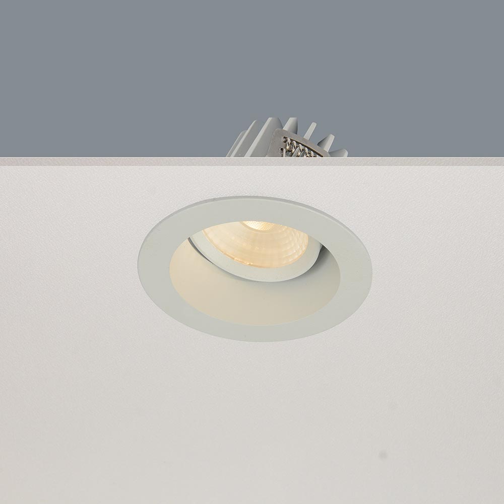 Artdelight Venice 2408 - Inbouwspot - LED Dimbaar - IP44 Binnen/Badkamer - 8W 2700K - 720lm - Rond - Richtbaar - Design – Kies kleur