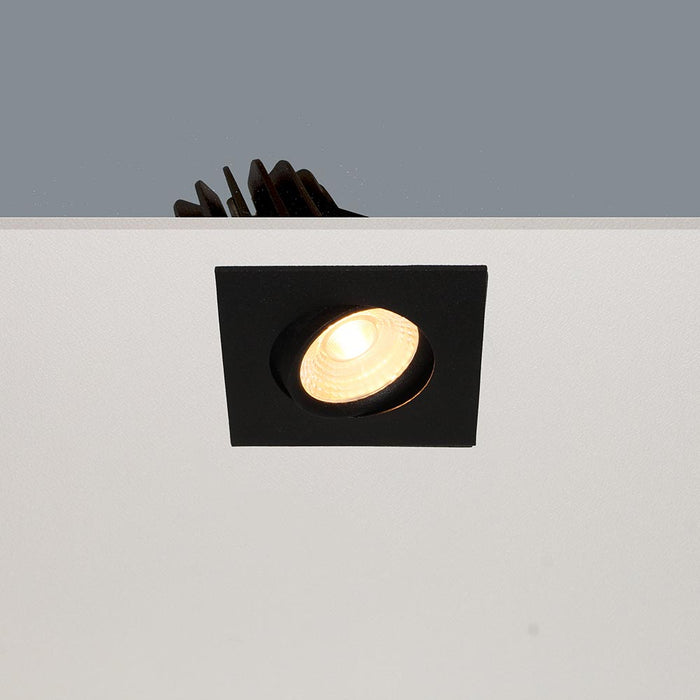 ArtDelight Venice 2608 – Richtbare inbouwspot LED IP44 8W 2700K – Vierkant – Kies kleur