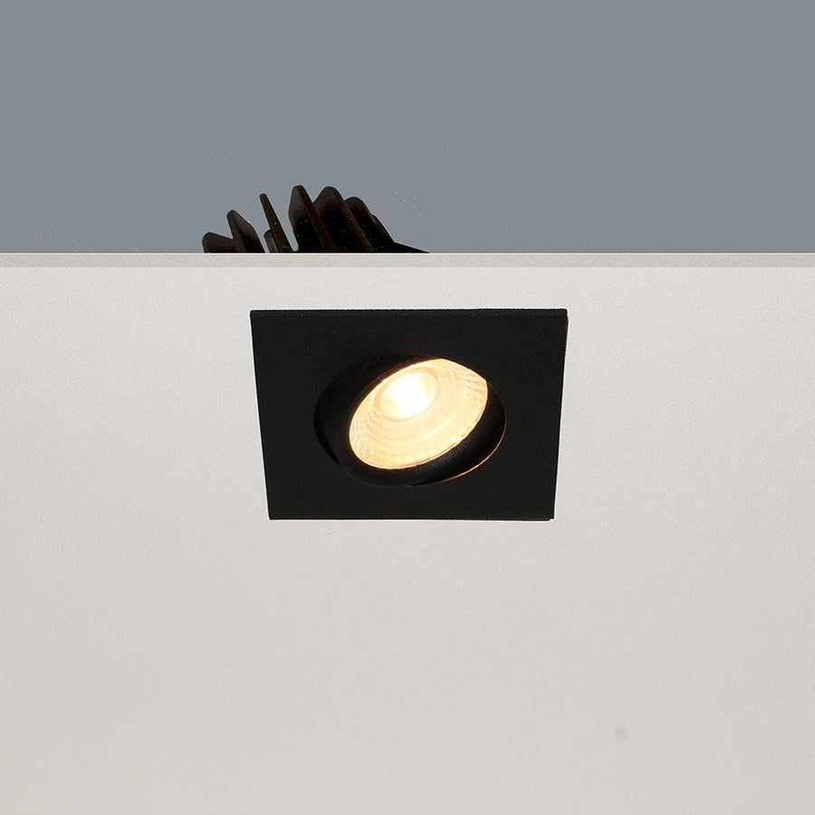 ArtDelight Venice 2608 – Richtbare inbouwspot LED IP44 8W 2700K – Vierkant – Kies kleur