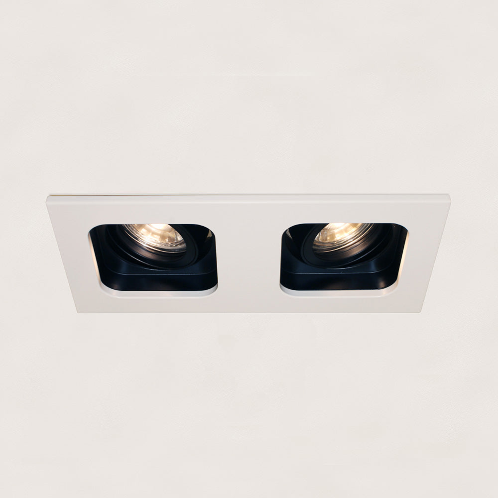 Artdelight Moggio - Inbouwspot - Dimbaar - 2-lichts - GU10 - Modern – Kies kleur
