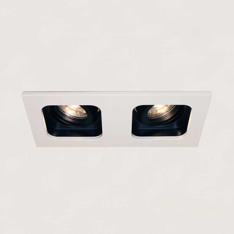 Artdelight Moggio - Inbouwspot - Dimbaar - 2-lichts - GU10 - Modern – Kies kleur