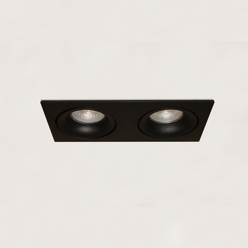 ArtDelight Alice 2-lichts Zwart