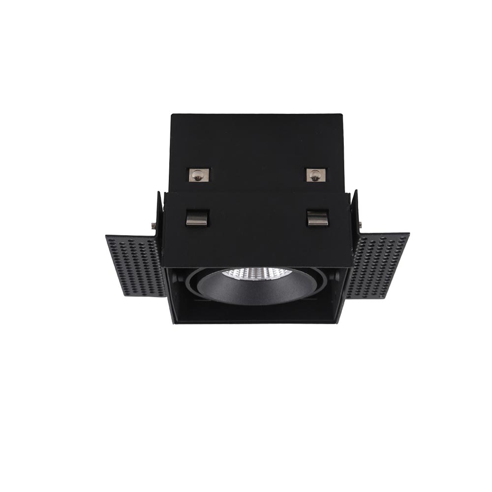 Artdelight Trofa - Inbouwspot - Dimbaar - 1-lichts - GU10 - Trimless - Vierkant - Modern – Kies kleur