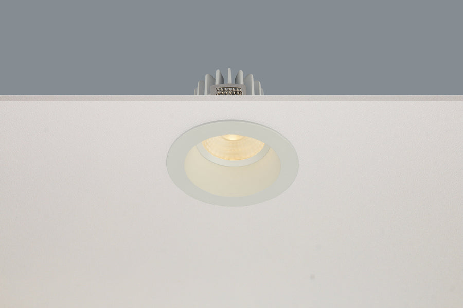 Artdelight Venice 2308 - Inbouwspot - LED Dimbaar - IP44 Binnen/Badkamer - 8W 2700K - 720lm - Rond - Design - Wit
