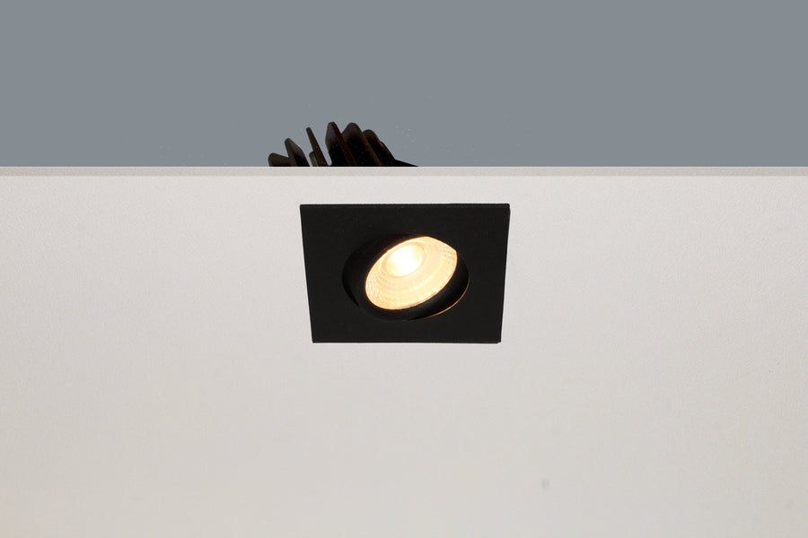 ArtDelight Venice 2608 – Richtbare inbouwspot LED IP44 8W 2700K – Vierkant – Kies kleur