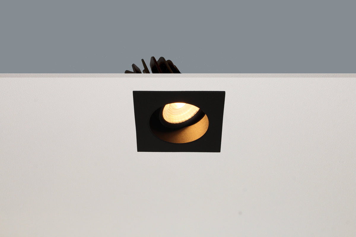 ArtDelight Venice 2808 – Richtbare inbouwspot LED IP44 8W 2700K – Vierkant – Kies kleur