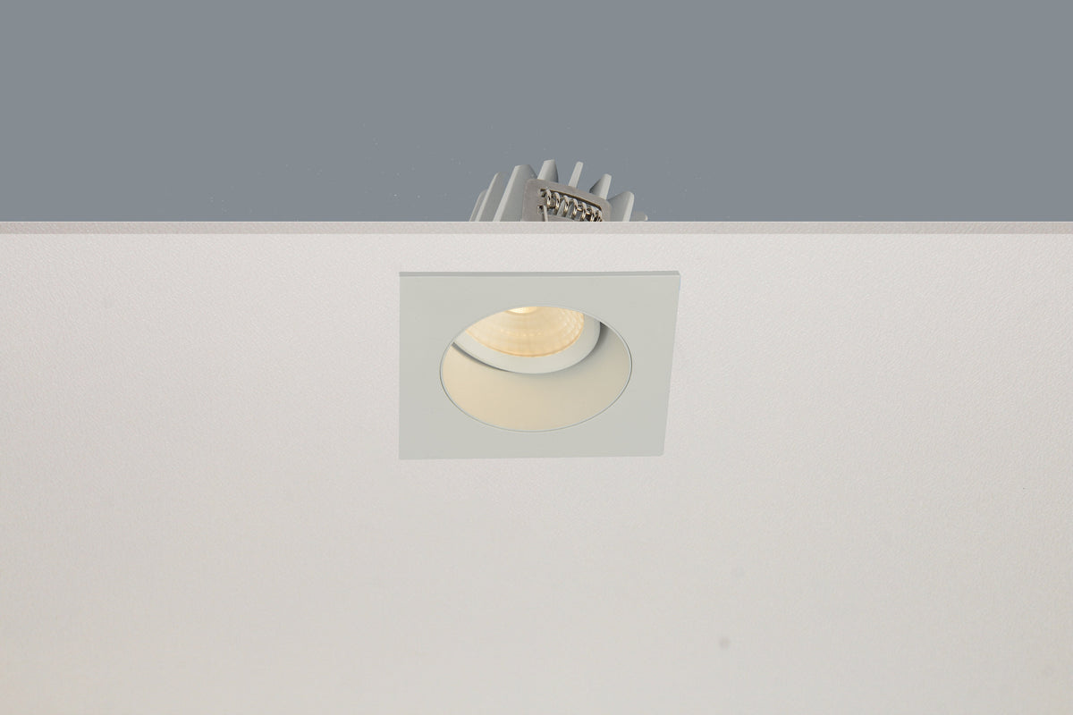 ArtDelight Venice 2808 – Richtbare inbouwspot LED IP44 8W 2700K – Vierkant – Kies kleur