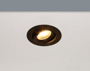 Artdelight Special - Inbouwspot - LED Dimbaar Dim-to-Warm - IP54 Binnen/Badkamer - 9W 1800/3000K - Rond - Design - Zwart