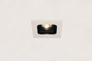 Artdelight Moggio - Inbouwspot - Dimbaar - 1-lichts - GU10 - Vierkant - Modern - Wit/Zwart