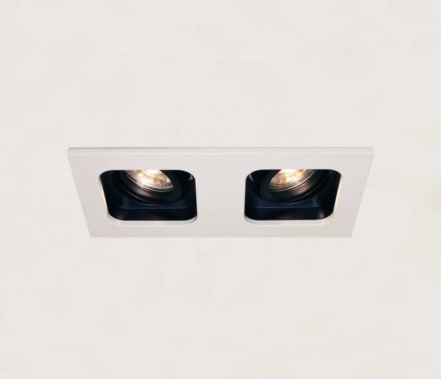 Artdelight Moggio - Inbouwspot - Dimbaar - 2-lichts - GU10 - Modern – Kies kleur