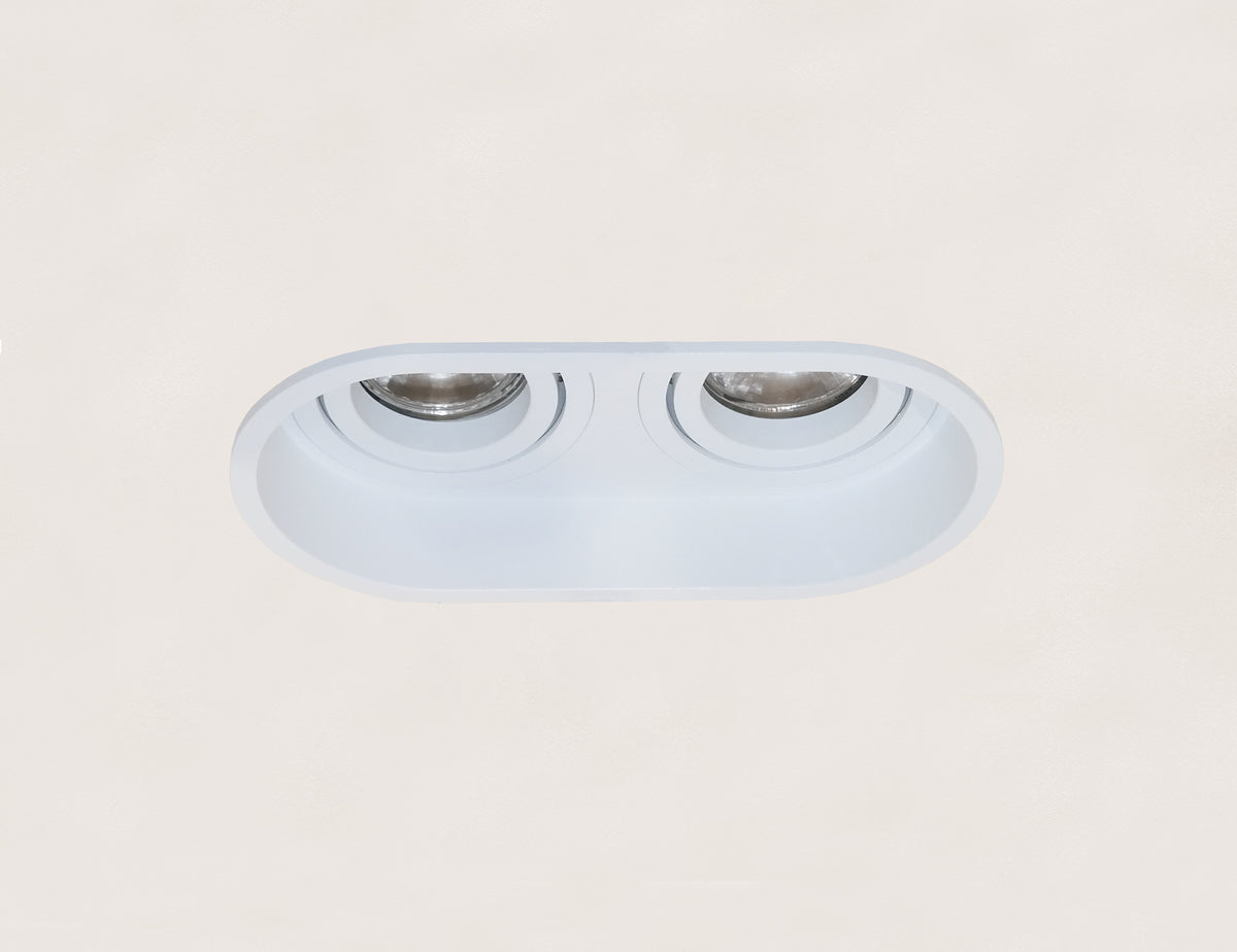 ArtDelight Rex – GU10 inbouwspot 2-lichts – Kies kleur Wit