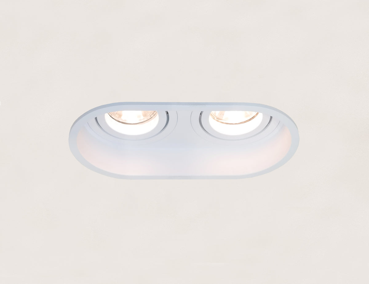 ArtDelight Rex – GU10 inbouwspot 2-lichts – Kies kleur Wit