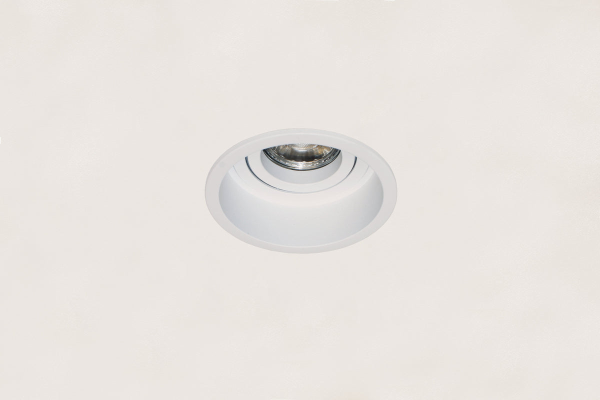 ArtDelight Rex – ronde GU10 inbouwspot 1-lichts – Kies kleur Wit