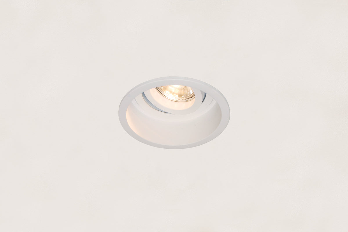 ArtDelight Rex – ronde GU10 inbouwspot 1-lichts – Kies kleur Wit