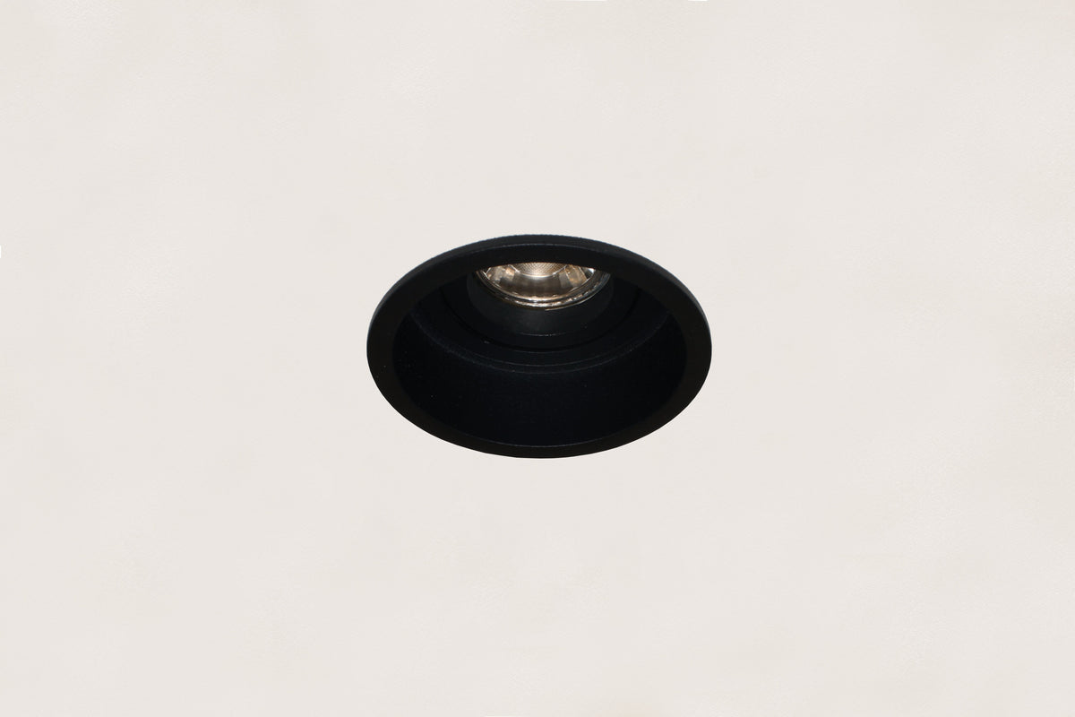 ArtDelight Rex – ronde GU10 inbouwspot 1-lichts – Kies kleur Zwart