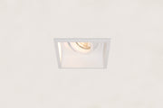 ArtDelight Rex – vierkante GU10 inbouwspot 1-lichts – Kies kleur Wit
