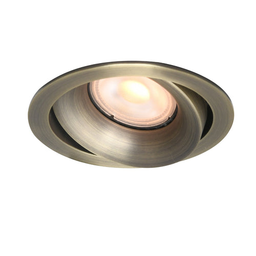 Artdelight Alice - Inbouwspot - Dimbaar - GU10 - Rond - Modern - Antiek brons