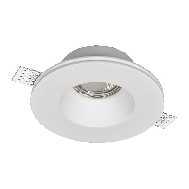 Artdelight Vieira - Trapverlichting/Wandlamp inbouw - Dimbaar - GU10 - Gips - Modern - Wit