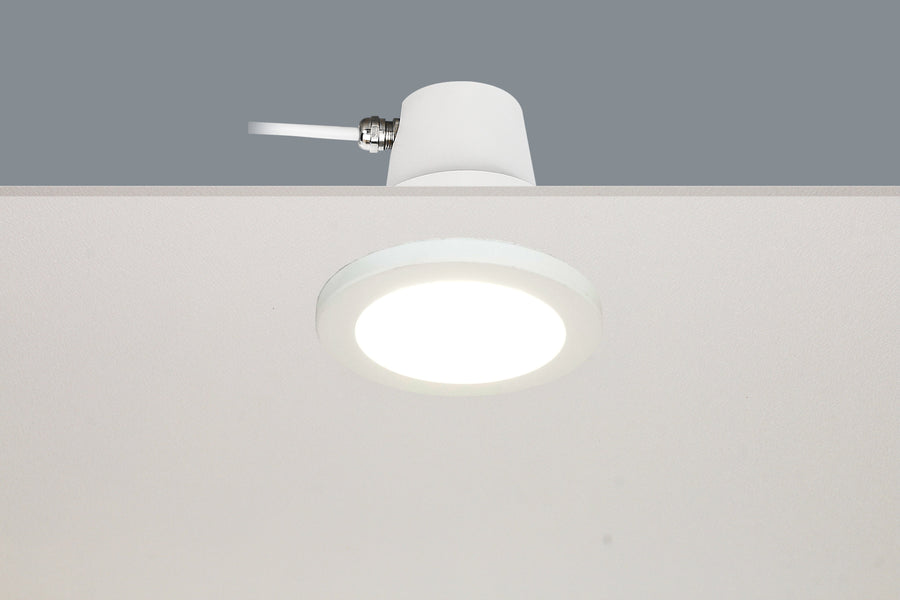 Artdelight Bados - Inbouwspot - Dimbaar - IP65 Binnen/Badkamer/Buiten - GU10 - Rond - Modern - Wit