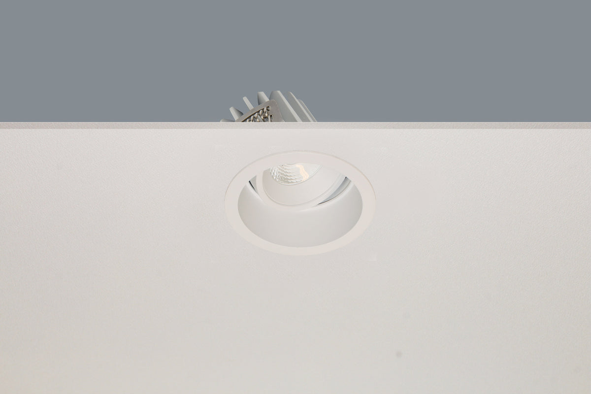 Artdelight Ribs - Inbouwspot - LED Dimbaar - IP44 Binnen/Badkamer - 10W 2700K - Rond - Design – Kies kleur