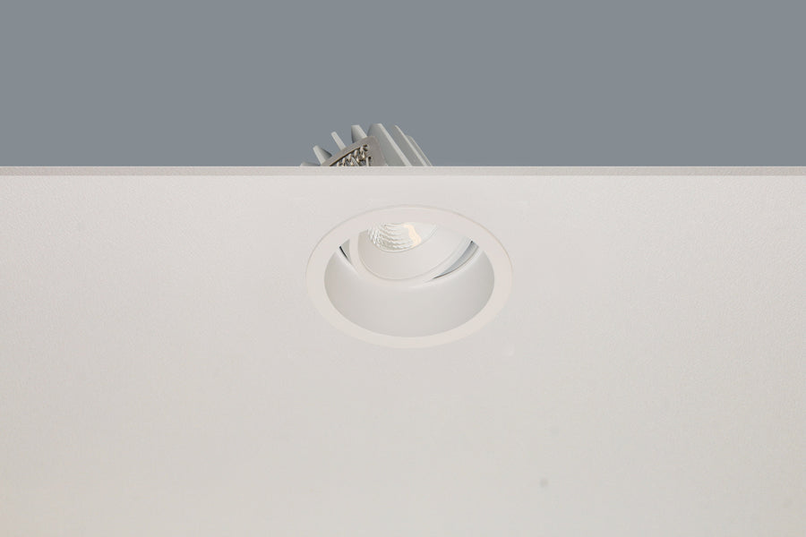 Artdelight Ribs - Inbouwspot - LED Dimbaar - IP44 Binnen/Badkamer - 10W 2700K - Rond - Design – Kies kleur
