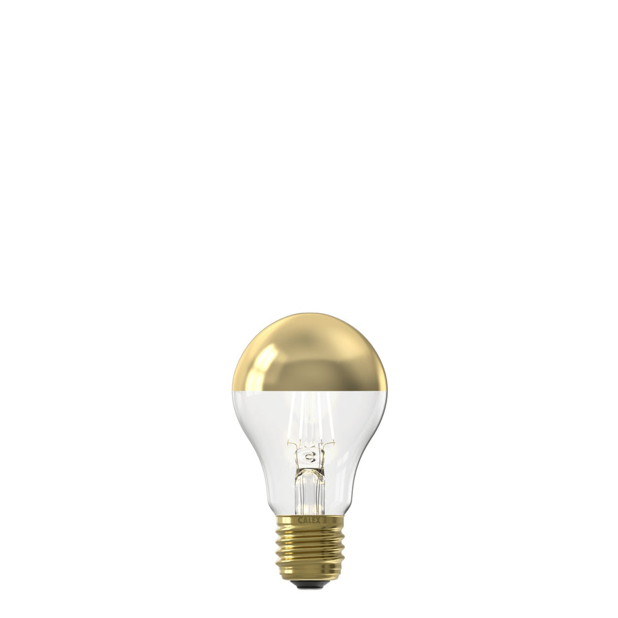 Calex E27 LED kopspiegellamp A60 4W dimbaar - Goud