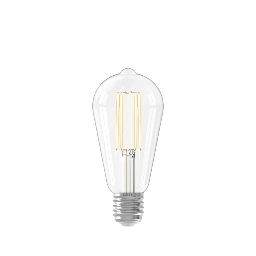 Calex E27 LED Flex Filament rustieklamp ST64 - Helder