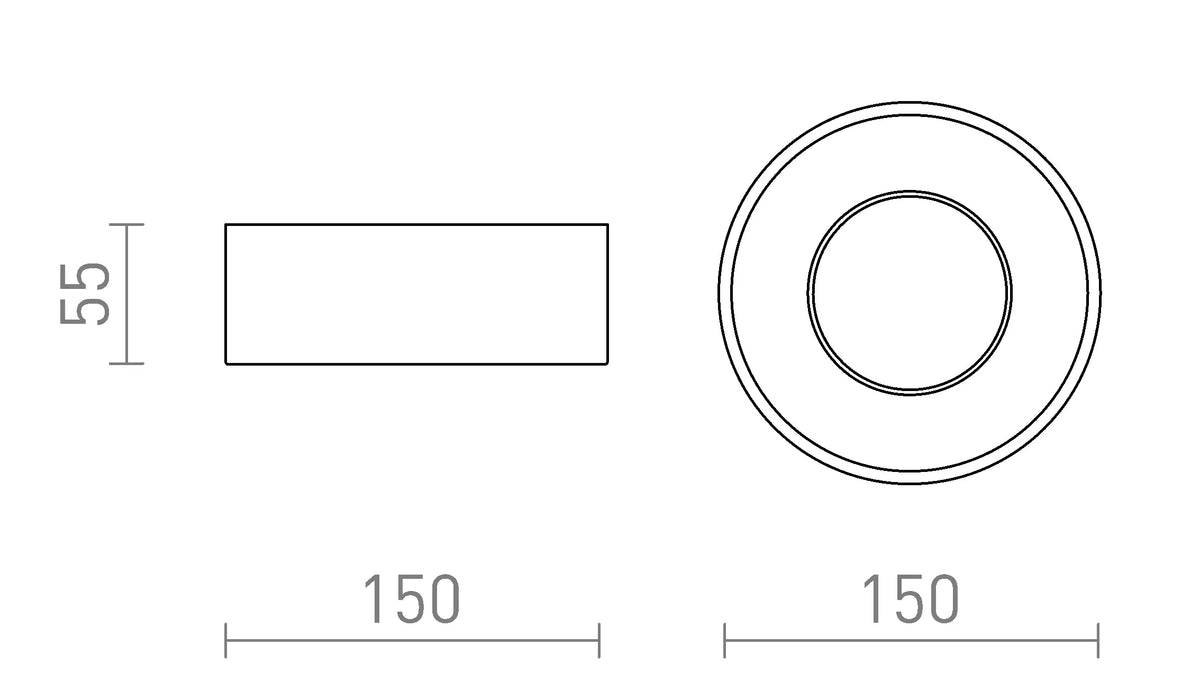 Fram plafondlamp – minimalistische LED plafondverlichting met moderne uitstraling