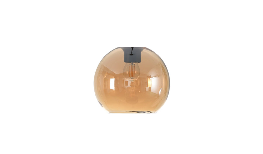 Artdelight Marino - Los glas voor hanglamp - Ø20 cm - Amber