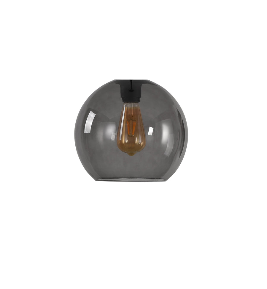 Artdelight Marino - Los glas voor hanglamp - Ø25 cm - Grijs
