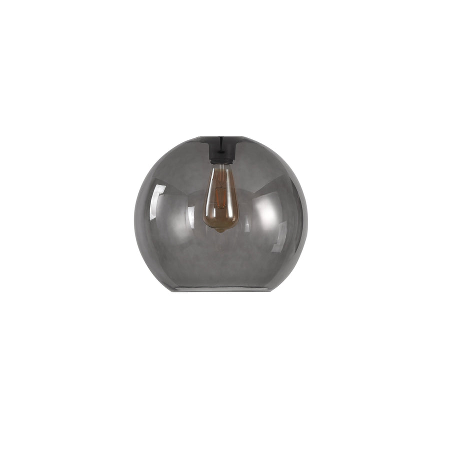 Artdelight Marino - Los glas voor hanglamp - Ø30 cm - Grijs